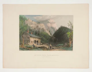 The Notch House, White Mountains, New Hampshire, ilustracja dla Nathaniela Parkera Willisa