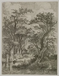 Riverscene, wyd. J. i W. Freeman, 1821