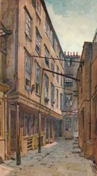 Golden Buildings, Strand, Westminster, Londyn, ok. 1880 1926