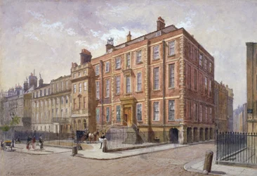 Newcastle House, Holborn, Londyn, 1880