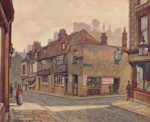 Stare domy w Snowfields, Bermondsey, 1887 1926