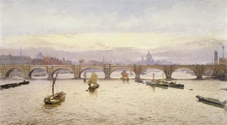 Most Waterloo, Londyn, 1888 r.