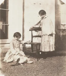 Karmienie biednej kotki, 1853-56