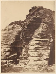 Skały w Livermead w pobliżu Torquay w Anglii, ok. 1930 r. 1852.