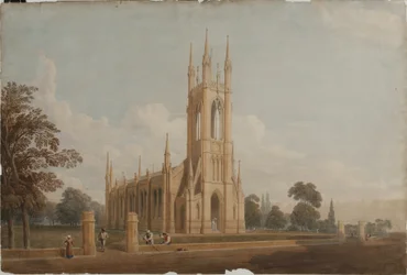 Projekt dla kościoła św Tomasza, c.1826