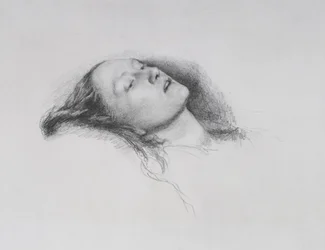 Elizabeth Siddal: Studium do „Ofelii”, 1852