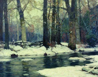 Sylvan Stream (olej na płótnie)