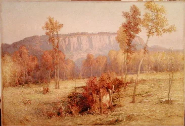 East Rock, New Haven, ok. 1901 (olej na płótnie)