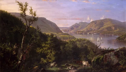 Widok na Highlands z West Point, 1862