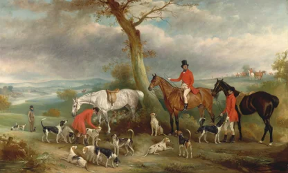 Thomas Wilkinson, MFH, z Hurworth Foxhounds