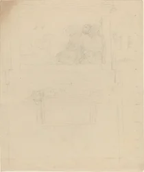Projekty pomnika Sir Williama Jonesa (?) [recto i verso]