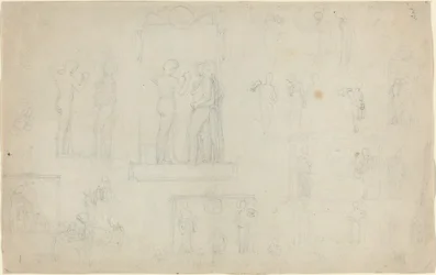 Arkusz szkiców [recto i verso]