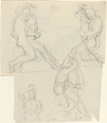 Arkusz studiów [recto i verso]