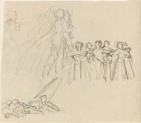 Arkusz studiów [recto i verso]