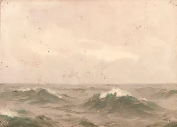 Pejzaż morski, ok. 1900 (olej na płótnie)