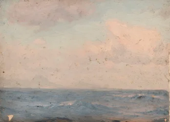 Pejzaż morski, ok. 1900 (olej na płótnie)
