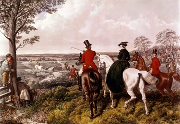 Wyjazd na odbitkę polowania na lisy John Frederick Herring (1795-1865) 1870 Prywatna kolekcja