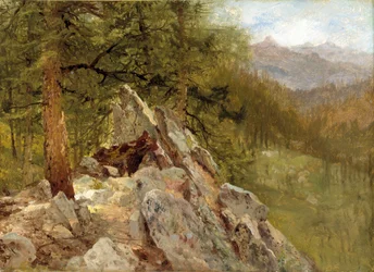 Krajobraz zachodni, 1870.