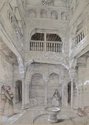 Wejście do Łazienek w Alhambrze, ok. 1830