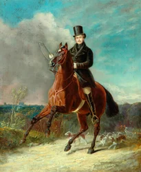 Książę małżonek na koniu, 1841