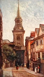 Kościół Wszystkich Świętych, od ulicy Turn, 1903