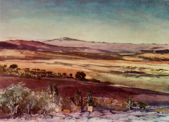 Góra Hermon ze zboczy Tabor, 1902.
