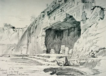 Tak zwane Grobowce Królewskie, 1902.