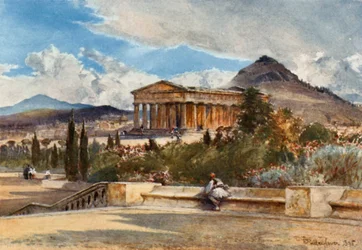 Świątynia Tezeusza od południowego zachodu