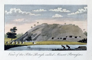 Widok na Błękitną Górę o nazwie Góra Parnas, 1813
