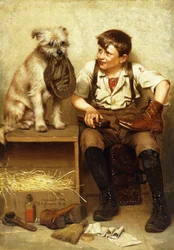 Czyściciel butów, 1902