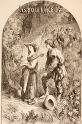 Ilustracja do „Jak ci się podoba” z „The Illustrated Library Shakespeare”, wydanej w Londynie w 1890 r.