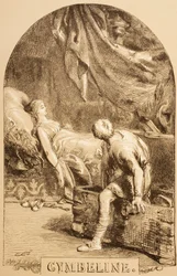 Ilustracja do Cymbeline z „The Illustrated Library Shakespeare”, opublikowana w Londynie 1890