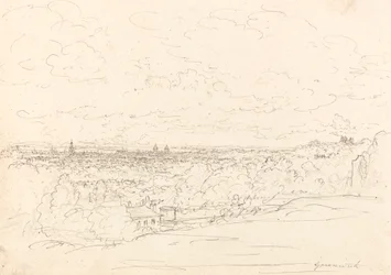 Odległy widok Greenwich