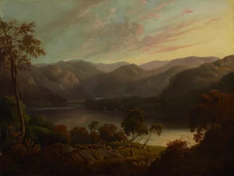 Widok krajobrazu w Cumberland