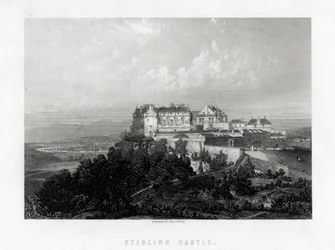 Zamek Stirling, Szkocja, 1883.
