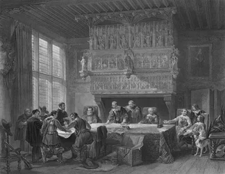 Rada Wojenna w Courtray, 1854.