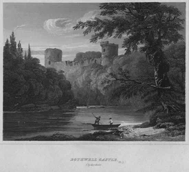 Zamek Bothwell, Clydesdale, 1814