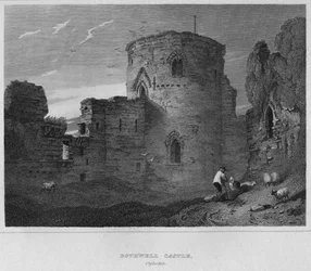 Zamek Bothwell, Clydesdale, 1814