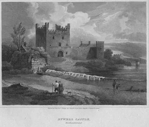 Zamek Bywell, Northumberland, 1814