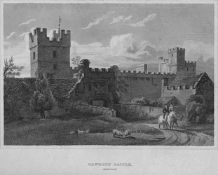 Zamek Naworth, Cumberland, 1814
