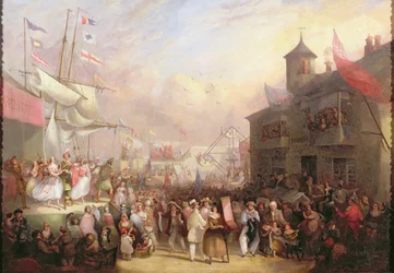 Targi na nabrzeżu, 1850