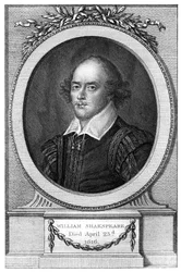 William Szekspir, angielski poeta i dramaturg, 1820