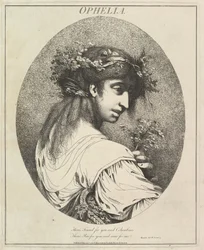 Ofelia Dwanaście postaci z Szekspira, 20 maja 1775.