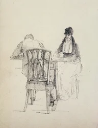 Mężczyzna czytający, ok. 1804-30