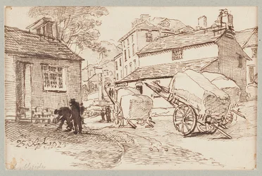 Wozy w Ambleside, Cumbria, 1823 r.