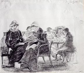 Koncentracja, 1815 (pióro i atrament na papierze)