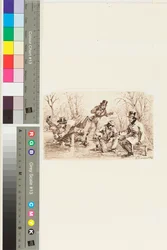 Łyżwiarstwo, 6 stycznia 1847 (pióro i atrament na papierze)