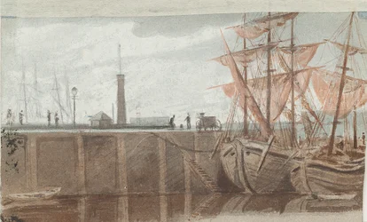 Statki w Whitehaven (wc na papierze)