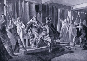 Próba zamachu na króla Edwina z Northumbrii, AD 626