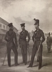 "60 Królewski Korpus Strzelców Królewskich", c1820-1870, 1909.